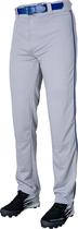 Calças de beisebol masculinas Rawlings cinza Royal Youth Medium Calças de beisebol masculinas Rawlings cinza Royal Youth Medium