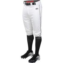 Calças de beisebol Rawlings Launch Series Adult G-Large brancas/pretas