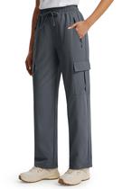 Calças de caminhada cargo Libin Summer Lightweight para mulheres