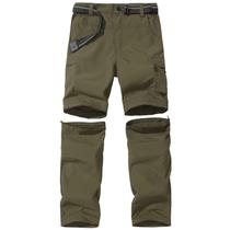 Calças de caminhada JOMLUN Boys Cargo Outdoor Quick Dry Army Green