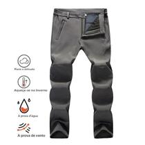Calças De Caminhada Masculinas Em Fleece Quente E À Prova De Vento, Calças Táticas Para Inverno E Calças De Caminhada Masculinas Em Fleece Quente E À Prova De Vento, Calças Táticas Para Inverno E