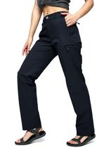 Calças de caminhada MIER femininas Quick Dry Cargo Lightweight Navy