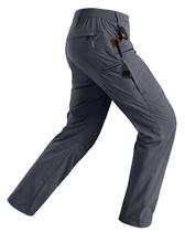 Calças de caminhada Rapoo masculinas cinza leves impermeáveis 42x30 Calças de caminhada Rapoo masculinas cinza leves impermeáveis 42x30