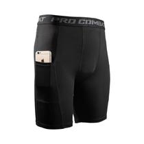 Calças De Compressão De Secagem Rápida Masculina Ginásio Fitness Esporte Shorts Leggings Roupa