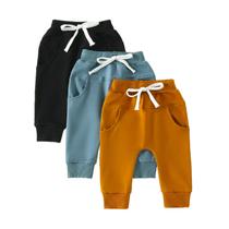 Calças de corrida Yoawdats Baby Boys Classic Fit, pacote com 3 unidades, 0-3 anos
