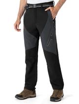 Calças de esqui de neve TBMPOY impermeáveis Softshell para homens pretas 30 Calças de esqui de neve TBMPOY impermeáveis Softshell para homens pretas 30