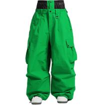 Calças de esqui GSOU SNOW Super Baggy impermeáveis isoladas