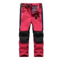 Calças de esqui infantis Soft Snow, calças de lã impermeáveis