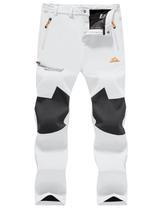 Calças de esqui MAGCOMSEN impermeáveis de inverno para homens forradas de lã