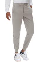 Calças de Golfe Masculinas JWM - Slim Fit Elásticas com Presilhas de Cinto Calças de Golfe Masculinas JWM - Slim Fit Elásticas com Presilhas de Cinto