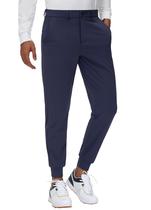 Calças de Golfe Masculinas JWM - Slim Fit Elásticas com Presilhas de Cinto Calças de Golfe Masculinas JWM - Slim Fit Elásticas com Presilhas de Cinto