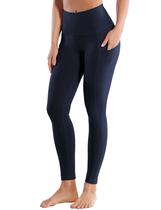 Calças de ioga BUBBLELIME, cintura alta, leggings femininas, azul escuro Calças de ioga BUBBLELIME, cintura alta, leggings femininas, azul escuro