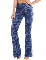 Calças de ioga BUBBLELIME, cintura alta, poliéster, azul marinho, para mulheres