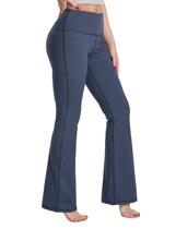 Calças de ioga BUBBLELIME de cintura alta de nylon para mulheres