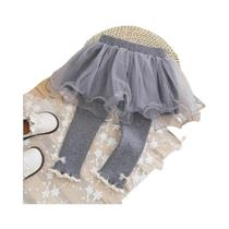 Calças De Malha Para Meninas, Conjunto Versátil De Duas Peças Para Primavera E Outono, Leggings Da
