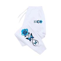 Calças De Moletom Casuais Femininas De Alta Qualidade Para Atividades Ao Ar Livre Com Cintura