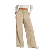 Calças De Moletom De Cintura Alta Para Mulheres, Estilo Streetwear, Largas E Soltas, Joggers Casuais
