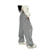 Calças De Moletom Femininas Harajuku De Perna Larga, Sólidas, Oversize, Casuais, Para Primavera E Calças De Moletom Femininas Harajuku De Perna Larga, Sólidas, Oversize, Casuais, Para Primavera E