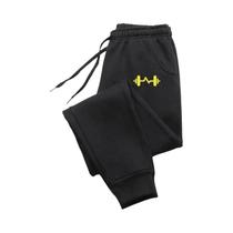 Calças De Moletom Masculinas 2024 Com Estampa De Halteres, Calças Casuais Para Corrida E Esportes, Calças De Moletom Masculinas 2024 Com Estampa De Halteres, Calças Casuais Para Corrida E Esportes,