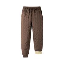 Calças De Moletom Masculinas De Inverno Em Plush Fleece Impermeáveis E À Prova De Vento Quentes E
