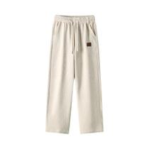 Calças De Moletom Masculinas De Inverno Grossas E Quentes De Veludo Cotelê Com Forro De Lã E Cordão,