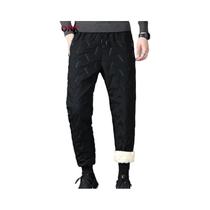 Calças De Moletom Masculinas De Inverno Grossas E Quentes, Joggers Casuais, Calças Térmicas Pretas E Calças De Moletom Masculinas De Inverno Grossas E Quentes, Joggers Casuais, Calças Térmicas Pretas E