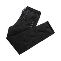 Calças De Moletom Masculinas De Inverno Quentes E À Prova De Vento Em Lã De Cordeiro Grossa Para