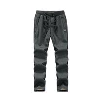 Calças De Moletom Masculinas plus Size De Inverno, Grossas E Quentes, Com Forro De Lã, Bolsos Com Calças De Moletom Masculinas plus Size De Inverno, Grossas E Quentes, Com Forro De Lã, Bolsos Com