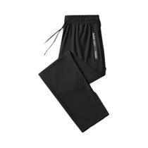 Calças De Moletom Masculinas plus Size Para O Verão, 8XL, Estilo Casual, Preto E Cinza Calças De Moletom Masculinas plus Size Para O Verão, 8XL, Estilo Casual, Preto E Cinza