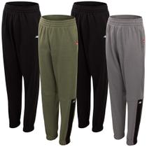 Calças de moletom New Balance Boys, pacote com 4, lã de alto desempenho, 10-12 Calças de moletom New Balance Boys, pacote com 4, lã de alto desempenho, 10-12