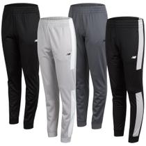 Calças de moletom New Balance Boys, pacote com 4 unidades, Active Tricot Jogger 10-12