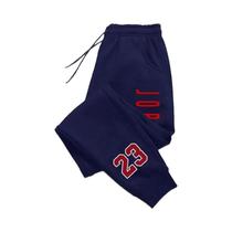 Calças De Moletom Oversized Para Homens, Calças De Corrida Com Estampa Para Academia, Calças Casuais