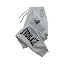 Calças De Moletom Oversized Unissex EVERLAST, Calças De Corrida Streetwear, Calças Jogger Esportivas