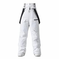 Calças de neve GS SNOWING femininas largas de esqui brancas 2GG Calças de neve GS SNOWING femininas largas de esqui brancas 2GG