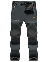 Calças de neve MAGCOMSEN para homens impermeáveis de inverno cinza escuro
