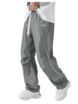 Calças de paraquedas SOLY HUX Y2k, calças de moletom largas para homens, cinza Calças de paraquedas SOLY HUX Y2k, calças de moletom largas para homens, cinza