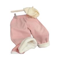 Calças De Perna Reta Em Plush Para Crianças, Estilo Casual E Fashion, Versão Coreana Para Outono E