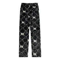Calças de pijama BIUGNVW Anime Black Star Flannel para mulheres Calças de pijama BIUGNVW Anime Black Star Flannel para mulheres
