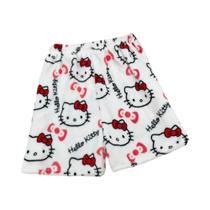 Calças De Pijama De Flanela Hello Kitty Para Mulheres, Cintura Alta, Perna Larga, Verão, Estilo Y2K,