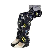 Calças De Pijama Flaneladas Femininas Hello Kitty Batman Estilo Casual Quente De Outono Plush Hip