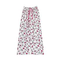 Calças de Pijama Hello Kitty Anime Cartoon Sanrio para Casal, Roupas de Dormir e Lazer para Casa