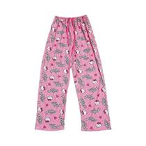 Calças de Pijama Hello Kitty Anime Cartoon Sanrio para Casal, Roupas de Dormir e Lazer para Casa