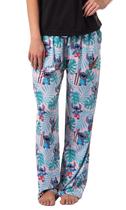 Calças de pijama INTIMO Disney Lilo and Stitch Tropical para mulheres