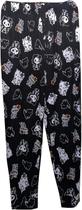 Calças de pijama Kunsecsh Anime Cartoon Flannel para mulheres/meninas Calças de pijama Kunsecsh Anime Cartoon Flannel para mulheres/meninas