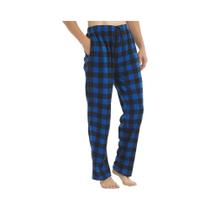 Calças De Pijama Masculinas Em Flanela Com Estampa Xadrez E Bolsos, Confortáveis E Quentes Para