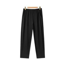 Calças De Pijama Masculinas plus Size Com Cintura Elástica Em Algodão Para Outono E Inverno Com