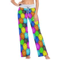 Calças de pijama NCRJCZQL, bolas de pickleball multicoloridas para mulheres