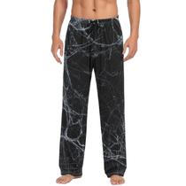 Calças de pijama Ollabaky Cobweb Halloween Spider Web Masculinas