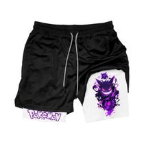 Calças De Praia Respiráveis E De Secagem Rápida Estilo Hip Hop Retro Y2K Dragon Ball Super, Shorts