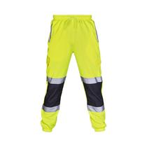 Calças De Segurança Com Listras Reflexivas Para Homens, Calças De Jogging Largas, Uniforme De Calças De Segurança Com Listras Reflexivas Para Homens, Calças De Jogging Largas, Uniforme De